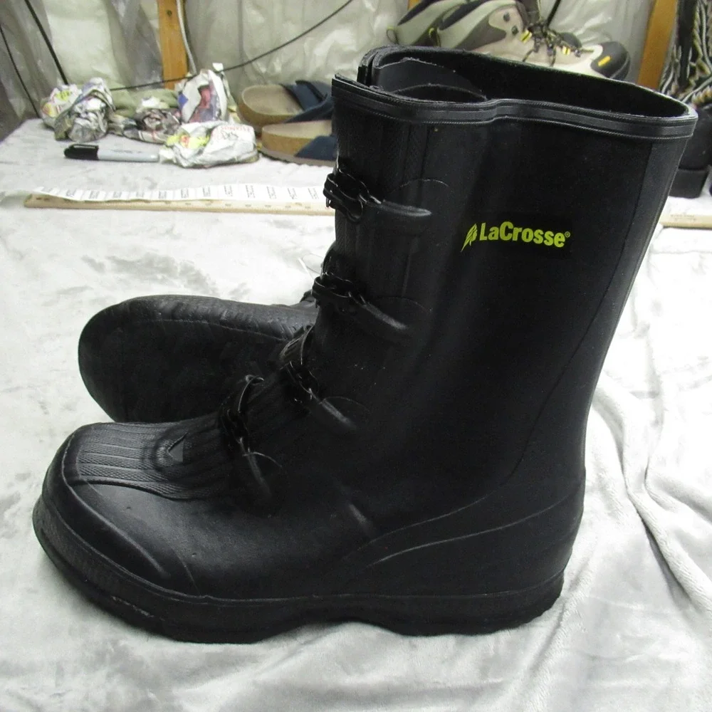 Lacrosse Men 11 Boots BLK Z Series Overshoe 11